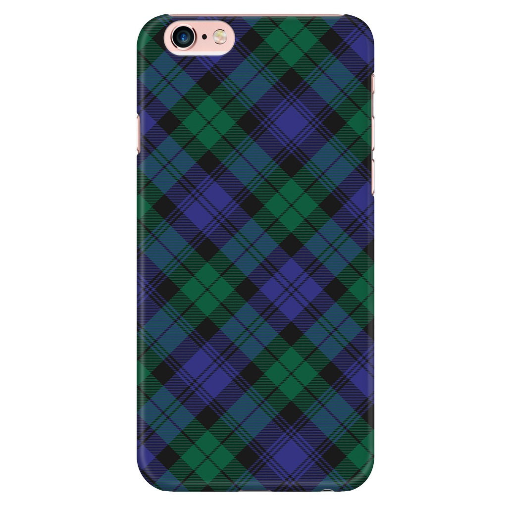 Blackwatch Modern Christmas Scottish Plaid Tartan Phone Case - shirtskishirt