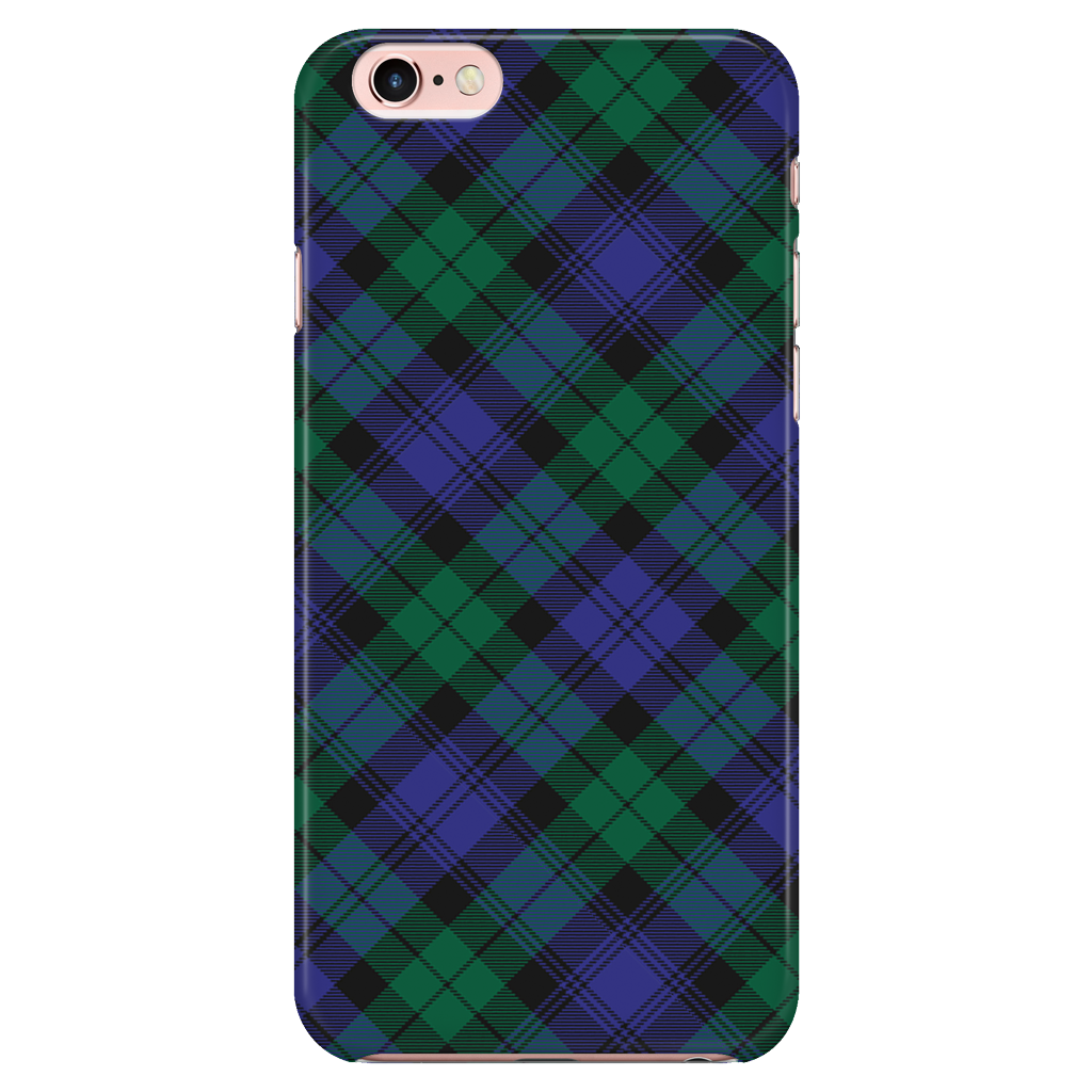 Blackwatch Modern Christmas Scottish Plaid Tartan Phone Case - shirtskishirt
