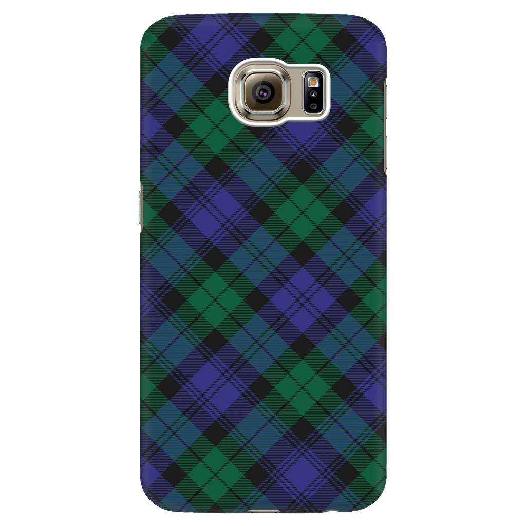 Blackwatch Modern Christmas Scottish Plaid Tartan Phone Case - shirtskishirt