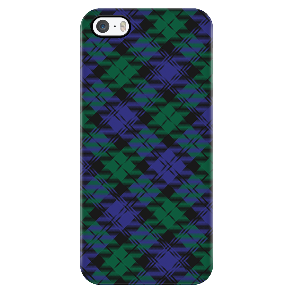 Blackwatch Modern Christmas Scottish Plaid Tartan Phone Case - shirtskishirt