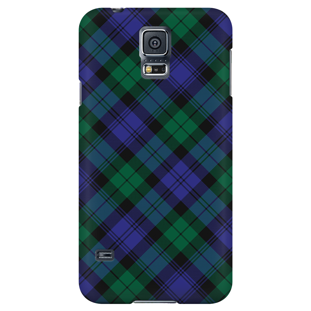 Blackwatch Modern Christmas Scottish Plaid Tartan Phone Case - shirtskishirt