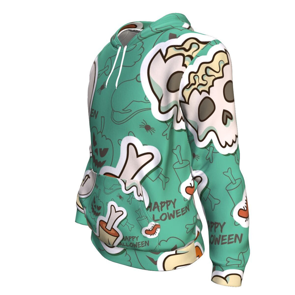 Skull Zombie Arms Aeg Evil With Candy Sweet Halloween Hoodie Over Print - shirtskishirt