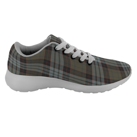 Image of Tartan Sneakers - Stewart Old Weathered Scotland | Unisex Tartan Running Shoes | Sneakers Men & Women Tartan Shoes
