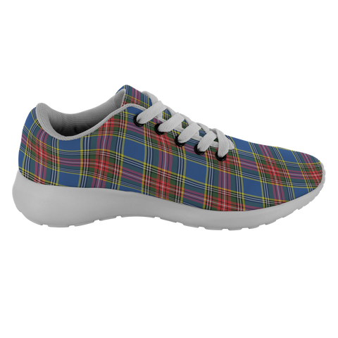 Image of Tartan Sneakers - MacBeth Modern Scotland - Unisex Tartan Running Shoes - Sneakers Men & Women Tartan Shoes