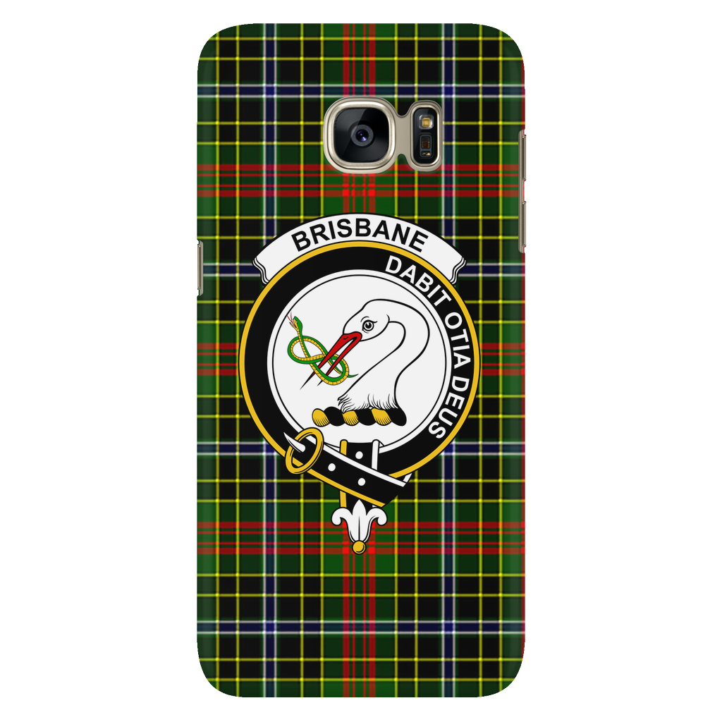 Brisbane Scottish Clan Tartan Phone Case - shirtskishirt