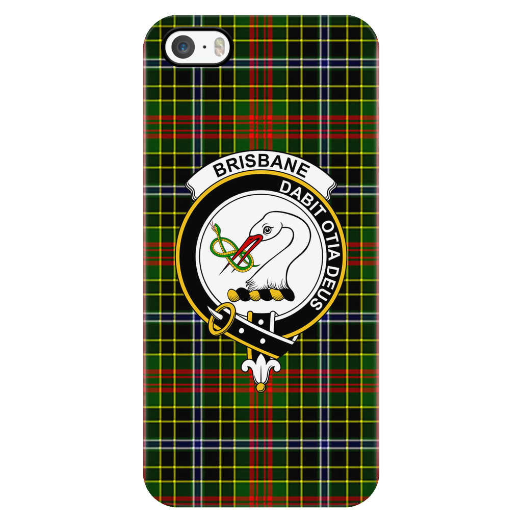 Brisbane Scottish Clan Tartan Phone Case - shirtskishirt