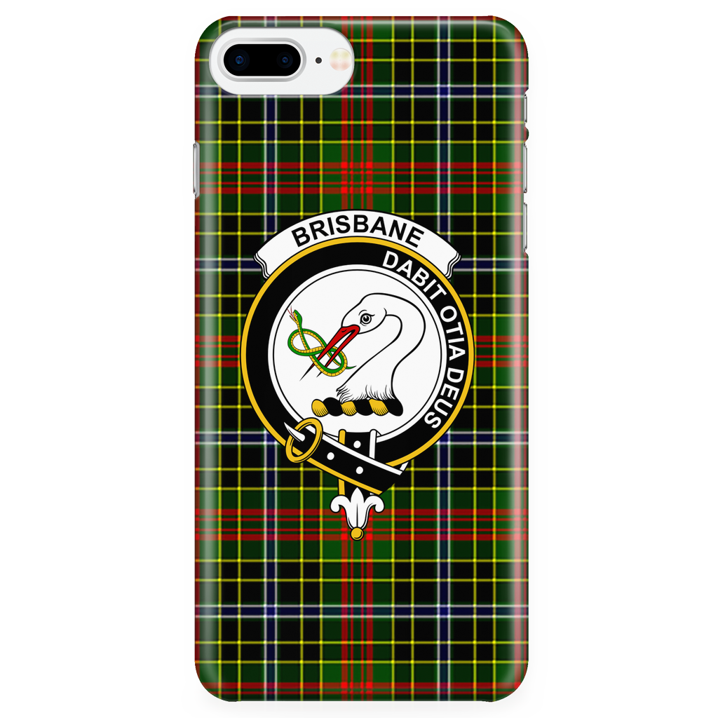 Brisbane Scottish Clan Tartan Phone Case - shirtskishirt