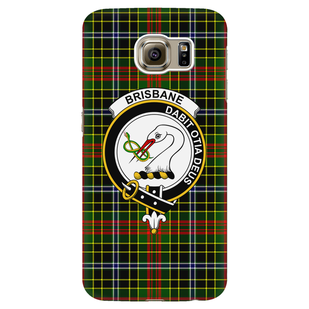 Brisbane Scottish Clan Tartan Phone Case - shirtskishirt