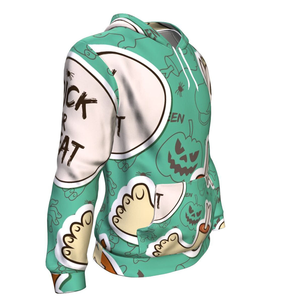 Skull Zombie Arms Aeg Evil With Candy Sweet Halloween Hoodie Over Print - shirtskishirt