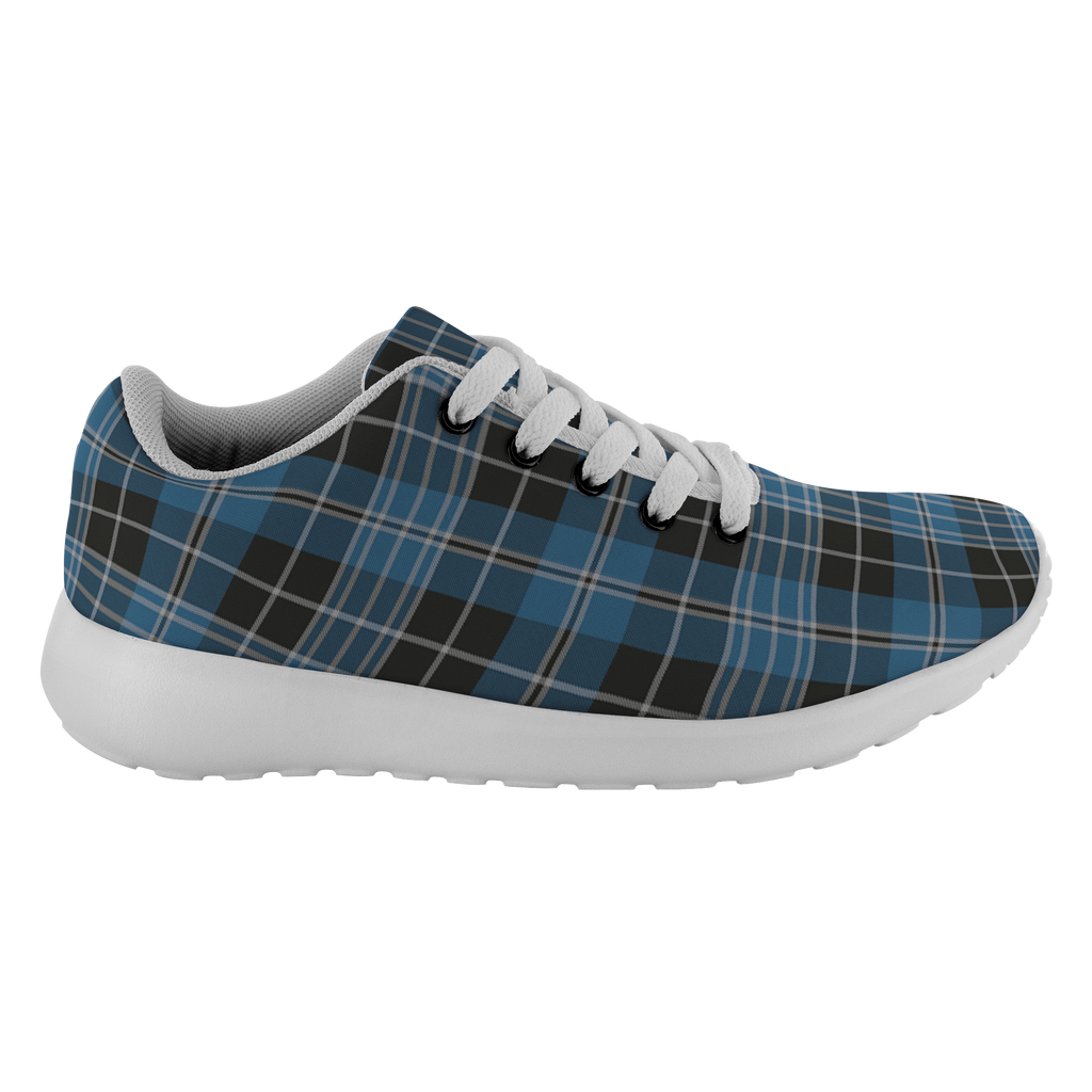 ScottishShop Tartan Sneakers Clergy Blue Scotland Tartan Running Shoes - shirtskishirt