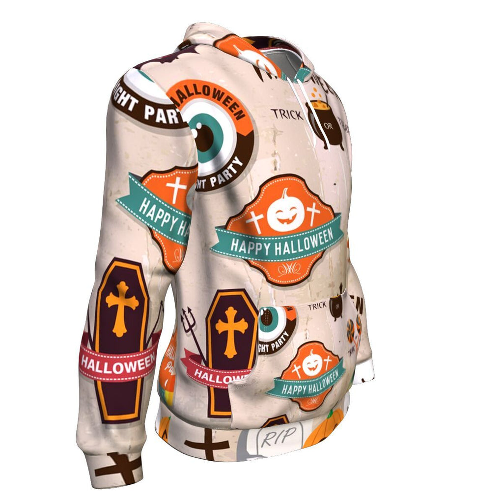 Happy Halloween Trick Or Treat A1 Halloween Hoodie Over Print - shirtskishirt