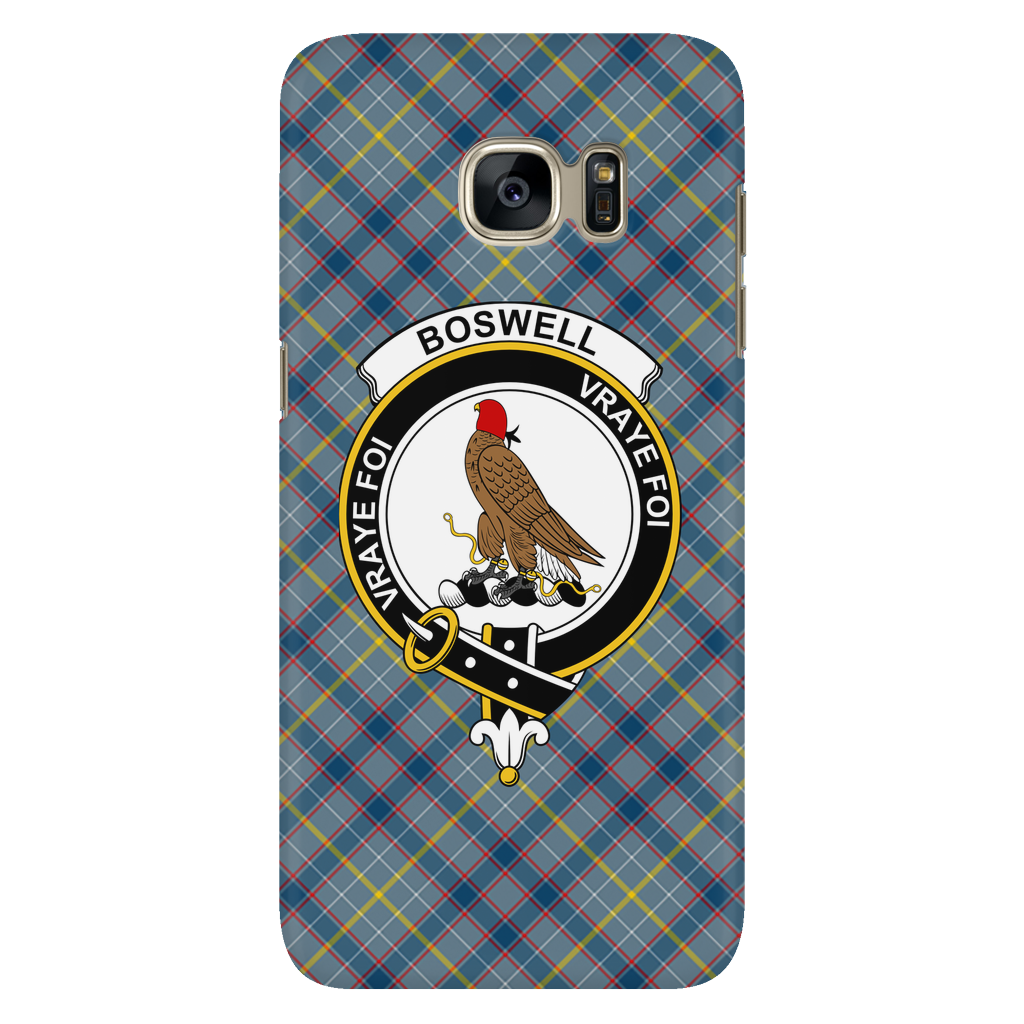 Boswell Scottish Clan Tartan Phone Case - shirtskishirt