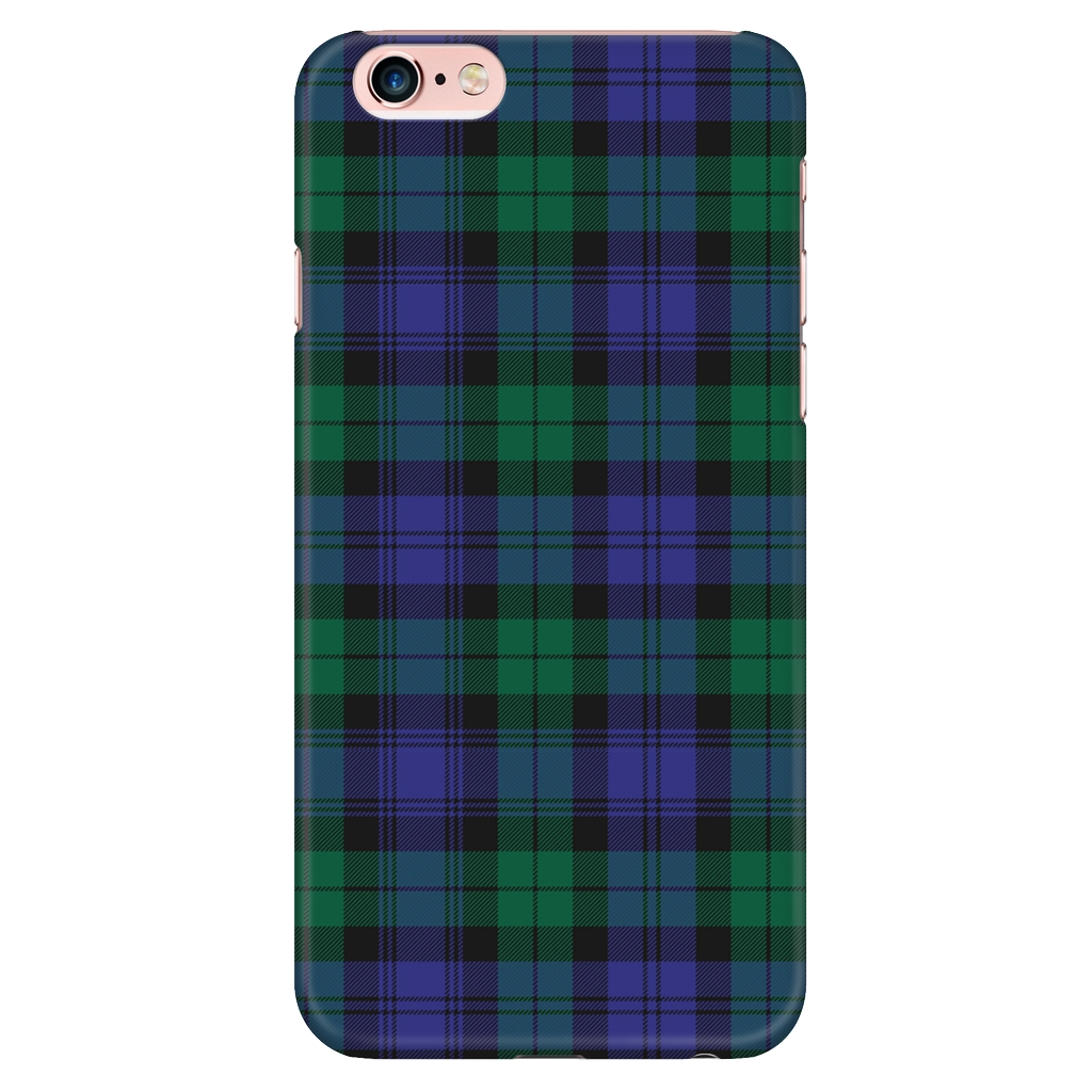 Blackwatch Modern Scottish Plaid Tartan Phone Case - shirtskishirt
