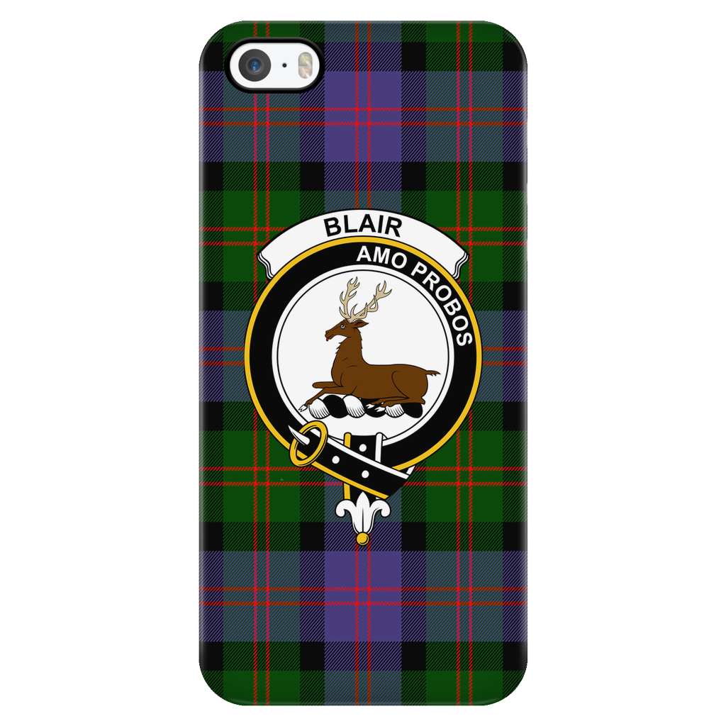 Blair Modern Scottish Clan Tartan Phone Case - shirtskishirt
