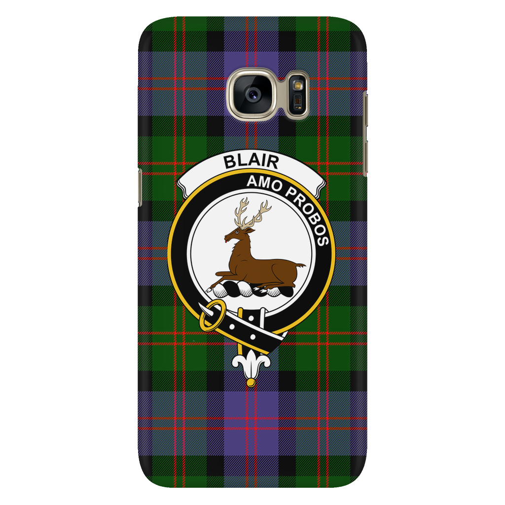 Blair Modern Scottish Clan Tartan Phone Case - shirtskishirt
