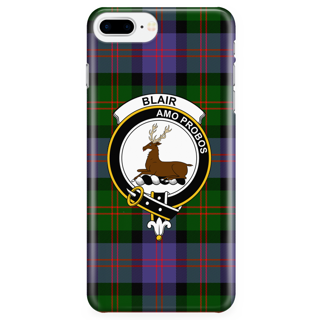 Blair Modern Scottish Clan Tartan Phone Case - shirtskishirt