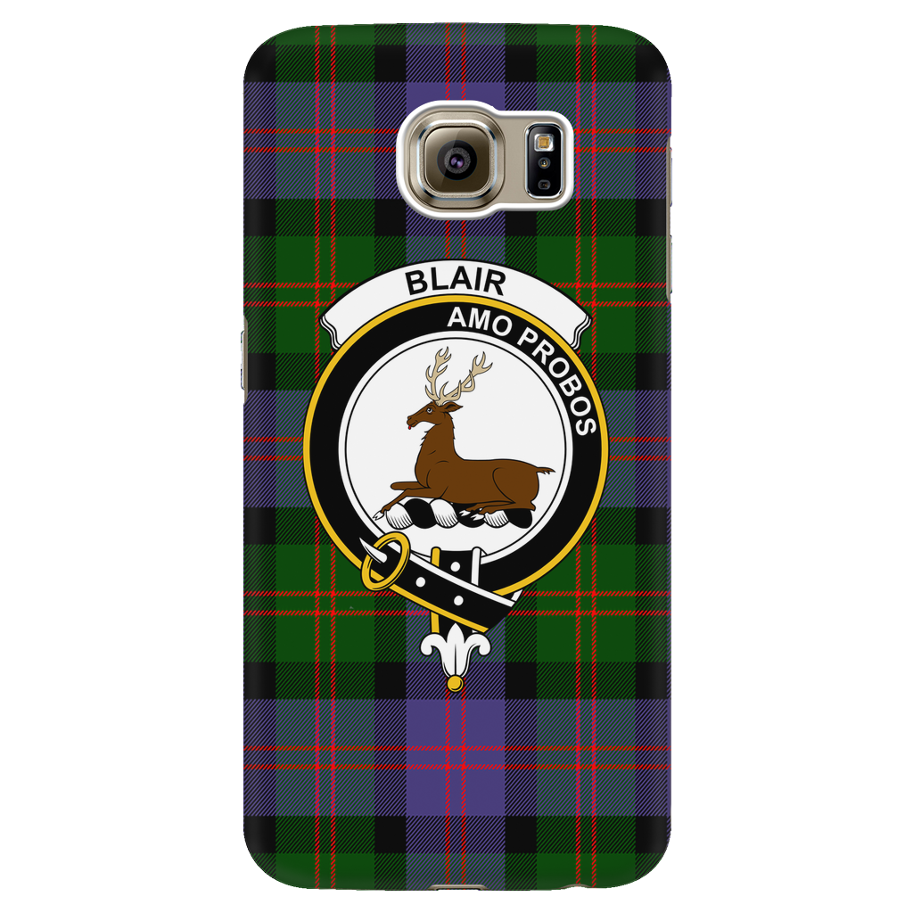 Blair Modern Scottish Clan Tartan Phone Case - shirtskishirt