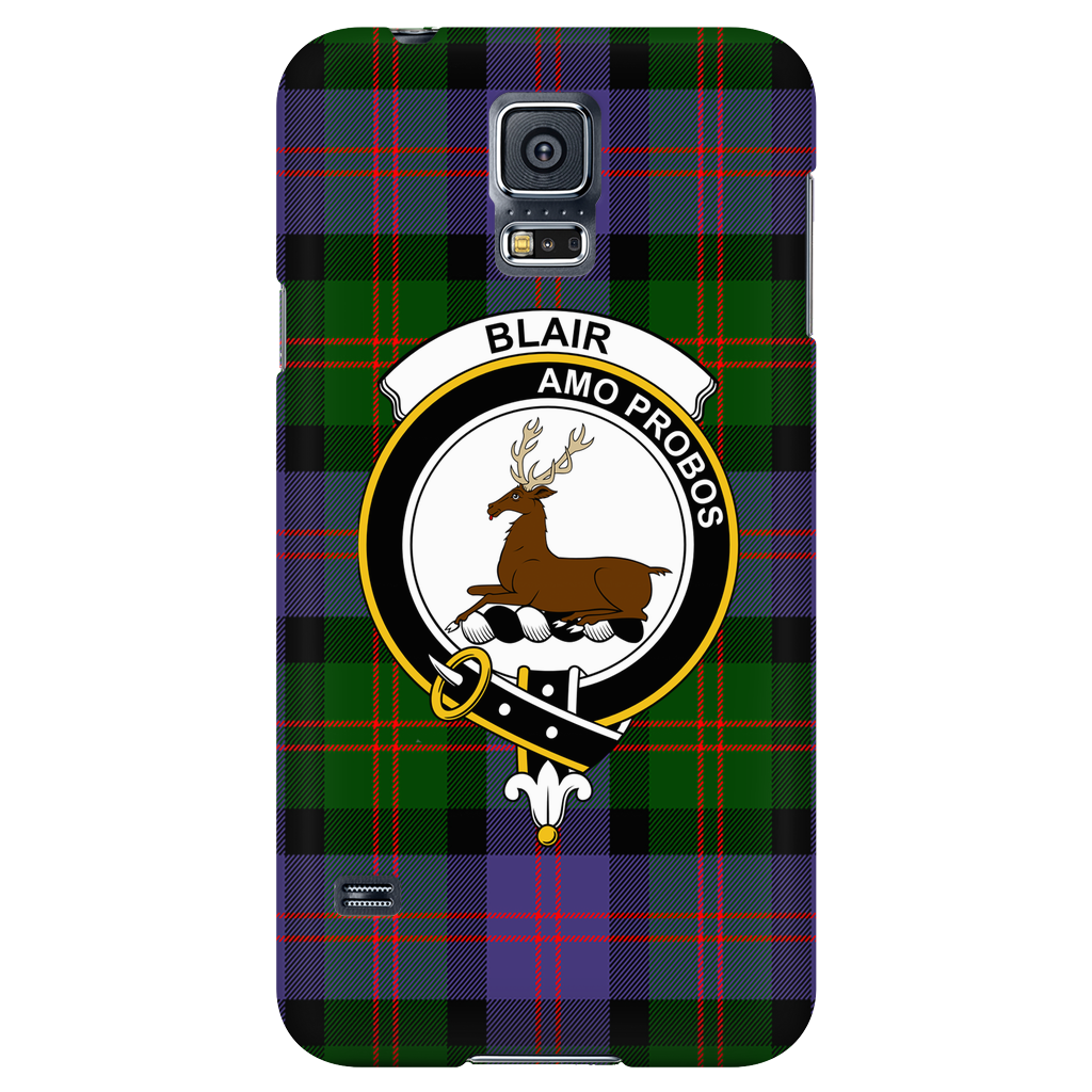 Blair Modern Scottish Clan Tartan Phone Case - shirtskishirt