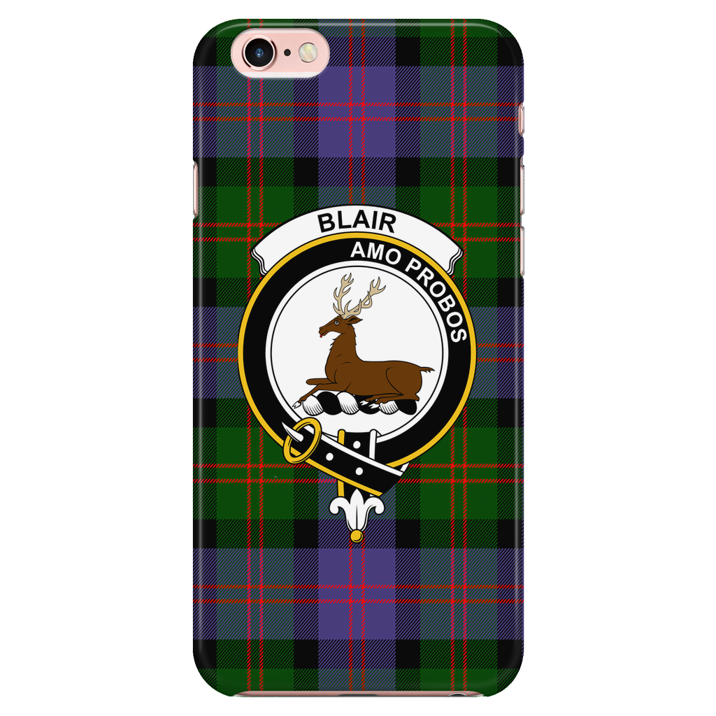 Blair Modern Scottish Clan Tartan Phone Case - shirtskishirt