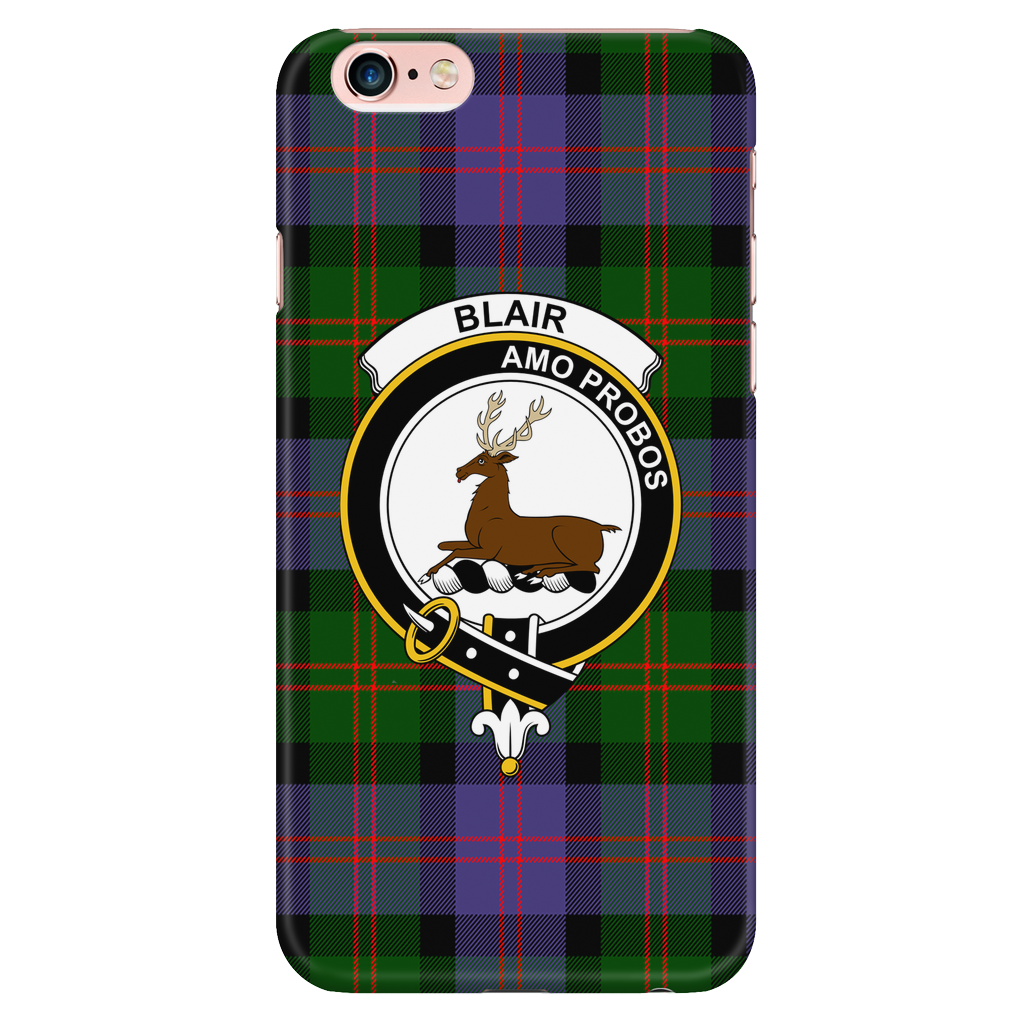Blair Modern Scottish Clan Tartan Phone Case - shirtskishirt