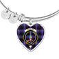 Dunlop Modern Shine On Bangle Heart