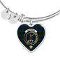 Davidson Modern Shine On Bangle Heart