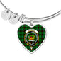 Douglas Black Shine On Bangle Heart