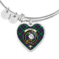 Calder Scottish Clan Tartan Bangle Heart Shine On Bangle Heart