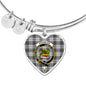 Douglas Grey Modern Shine On Bangle Heart