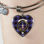 Dunlop Modern Shine On Bangle Heart