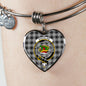 Douglas Grey Shine On Bangle Heart