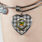 Douglas Grey Modern Shine On Bangle Heart