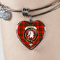 Dunbar Modern Shine On Bangle Heart
