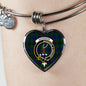 Davidson Modern Shine On Bangle Heart