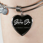 Shine On Bangle Heart