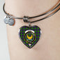 Durie Shine On Bangle Heart