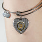 Drummond Grey Shine On Bangle Heart