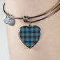 Angus Ancient Scottish Clan Bangle Heart Shine On Bangle Heart