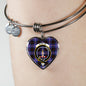 Dunlop Modern Shine On Bangle Heart