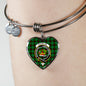 Douglas Black Shine On Bangle Heart