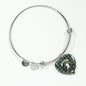 Colville Scottish Clan Tartan Bracelet Bangle Heart Jewelry Shine On Bangle Heart