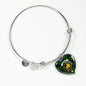 Campbell Of Breadalbane Modern Scottish Clan Tartan Bangle Heart Shine On Bangle Heart