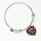 Ainslie Scottish Clan Tartan Bangle Heart Shine On Bangle Heart