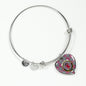 Crawford Ancient Scottish Clan Tartan Bracelet Bangle Heart Jewelry Shine On Bangle Heart