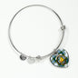 Campbell Dress Scottish Clan Tartan Bracelet Bangle Heart Jewelry Shine On Bangle Heart