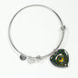 Durie Shine On Bangle Heart