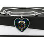 Davidson Modern Shine On Bangle Heart