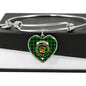 Douglas Black Shine On Bangle Heart