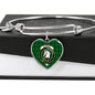 Dunbar Hunting Shine On Bangle Heart