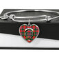 Dalzell Shine On Bangle Heart